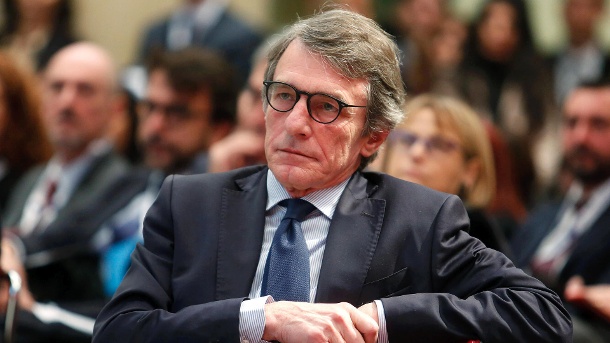 David Sassoli: Der Präsident des Europäischen Parlaments war kürzlich in Italien, deswegen wird er sich nun der Schutzmaßnahme fügen. (Archivbild) (Quelle: imago images/Samantha Zucchi)