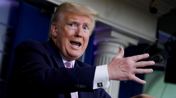 US-Präsident Donald Trump: Bekommt in der Corona-Krise den Gegenwind der Gouverneure zu spüren. (Quelle: Reuters/Yuri Gripas)