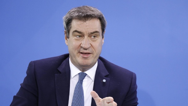 Markus Söder: Der bayerische Ministerpräsident äußert sich zu den aktuellen Entwicklungen im Bundesland. (Quelle: imago images/ Metodi Popow)